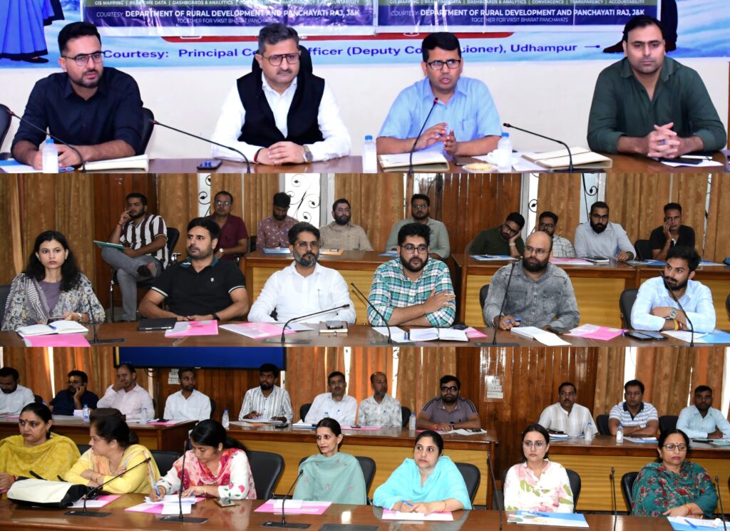 District-Level workshop on VGPP under VB-GRAM G held at Udhampur