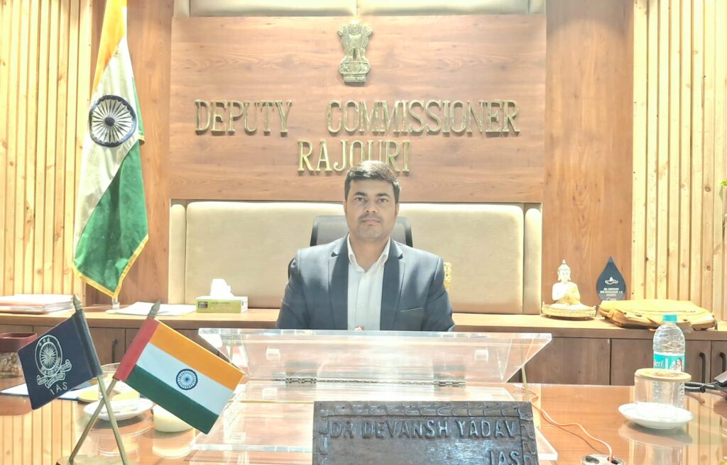 Dr Devansh Yadav takes over as DC Rajouri