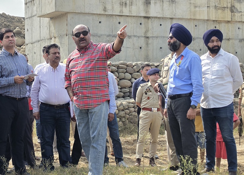 Dy CM inspects PMGSY bridges in Samba; calls for quality check, time-bound completion