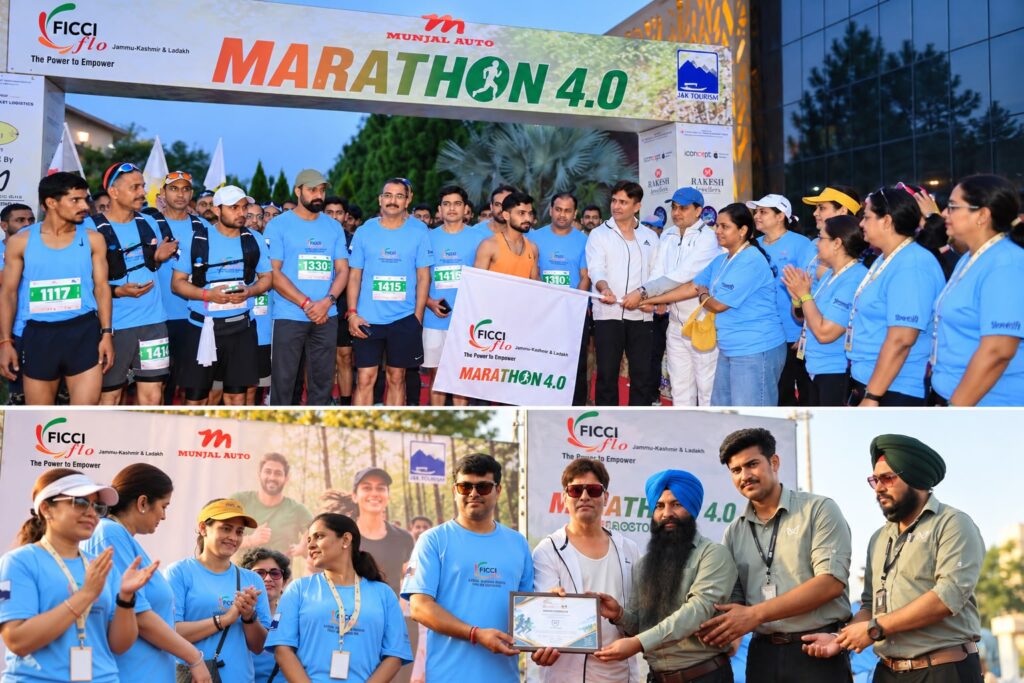 FICCI FLO JKL Marathon 4.0 Draws 750 Participants in Jammu