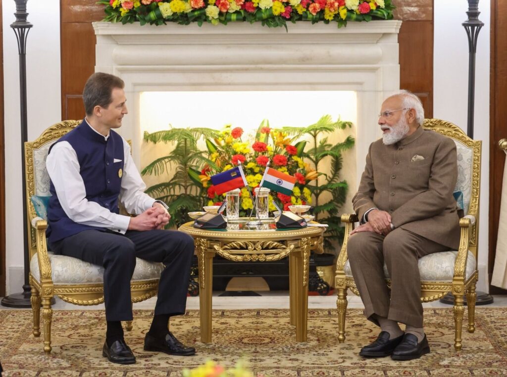 Hereditary Prince Alois of Liechtenstein to visit India from October 25-28