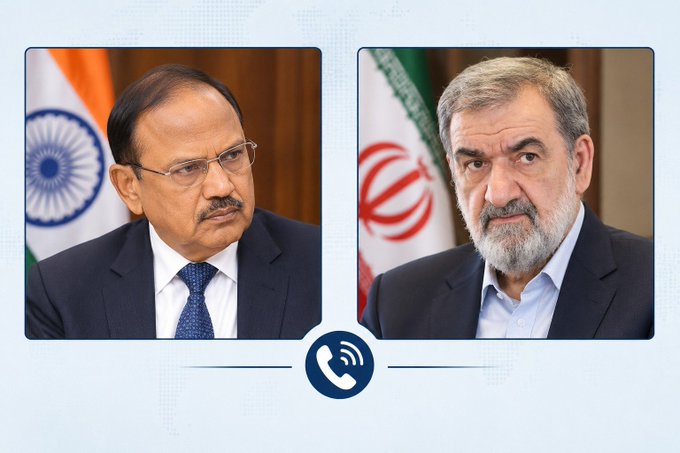 Iran’s National Security Council Chief Mohsen Rezaei dials NSA Ajit Doval; discuss regional tensions, bilateral ties