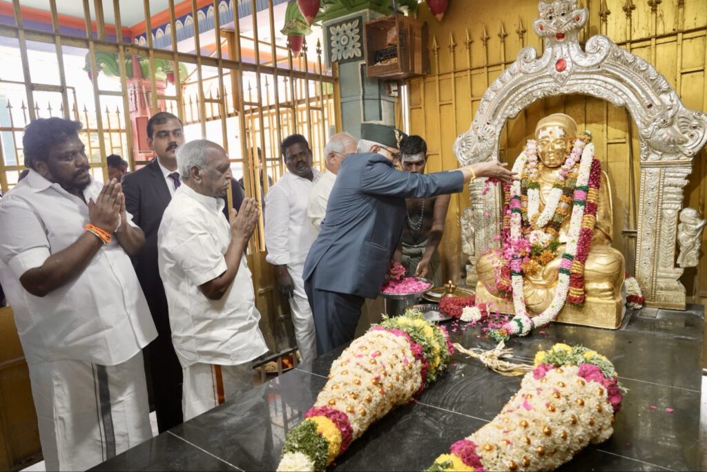 Vice President C P Radhakrishnan, Governor Rajendra Vishwanath Arlekar, leaders pay tributes on Thevar jayanthi, guru puja in Tamil Nadu