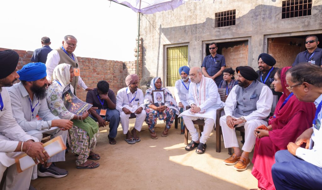 Punjab: Home Minister Amit Shah meets family of Sangrur man who died by suicide after raising drug issue