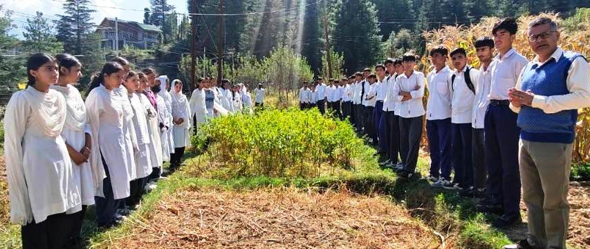 KVK Doda hosts Scientific Exposure Tour for 60 students of GHSS Chinta