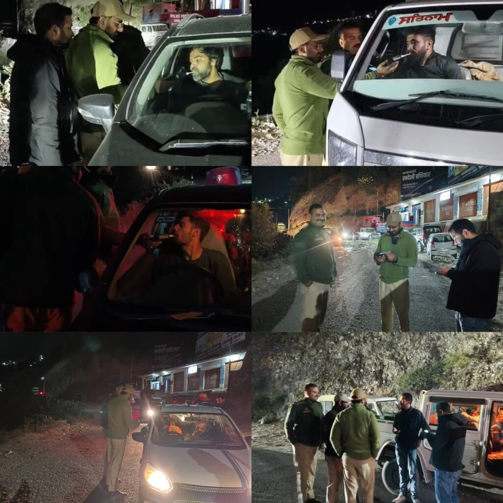 MVD, Police conduct joint Enforcement drive in Kishtwar Town