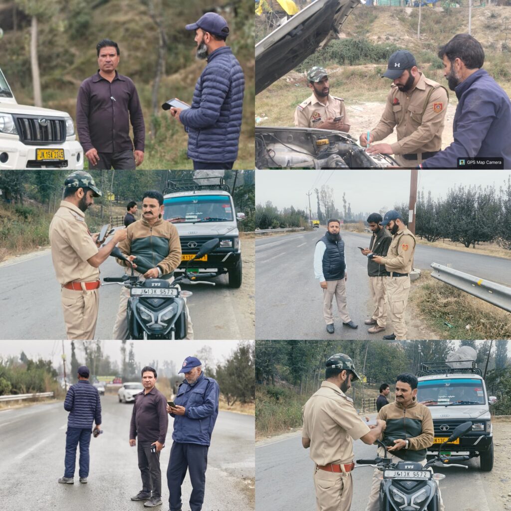 MVD Pulwama intensifies checking drives across Pulwama