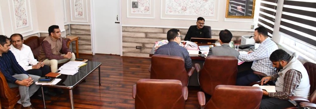 Rana reviews fund utilisation, physical and financial progress of ongoing works across Jal Shakti, Forest and Tribal Affairs departments
