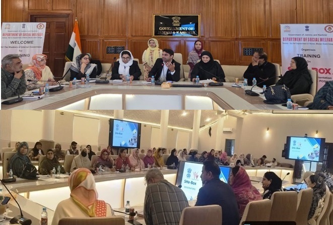 SWD Srinagar organises Training Programme on POSH Act 2013, SHE-Box Portal