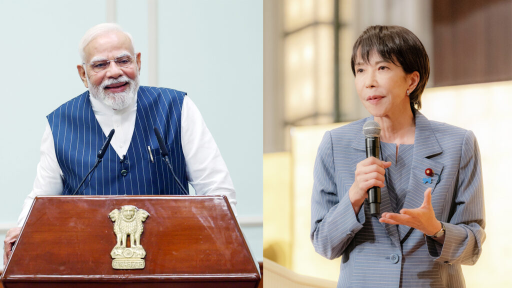 Japan Prime Minister Sanae Takaichi congratulates PM Modi on 25 years as head of govt, vows stronger FOIP partnership