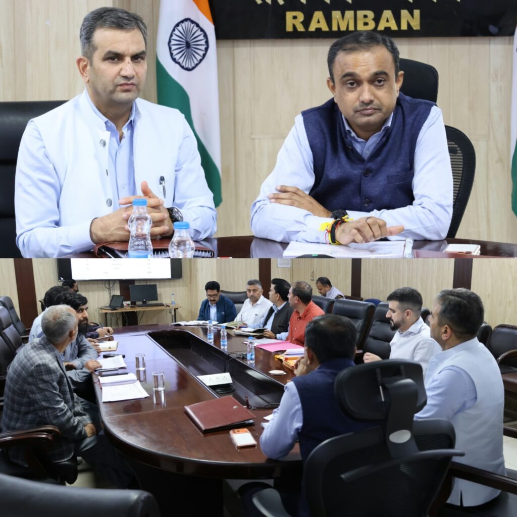 Secretary RDD reviews Progress of RDD Schemes in Ramban