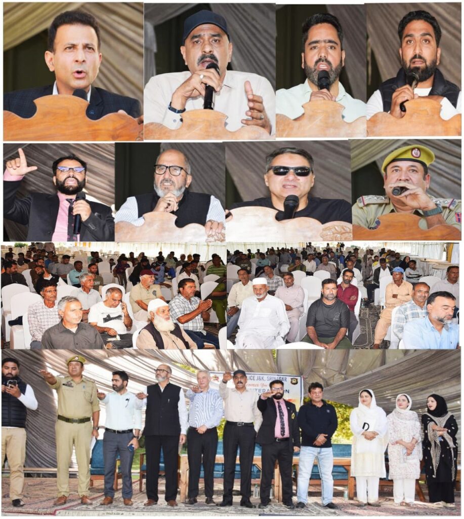 Tourist Interaction Event held at Zabarwan Park Srinagar