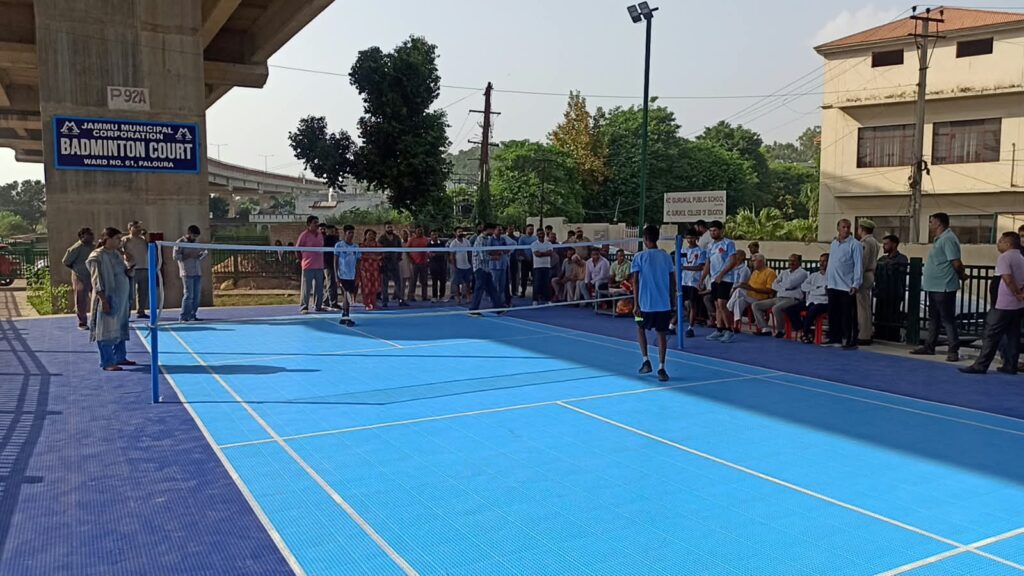 JMC Launches First Under-Flyover Badminton Court on Akhnoor Highway