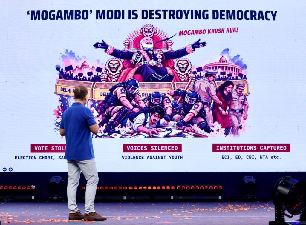 “Mogambo Modi has destroyed democracy and future of India’s Youth”: Rahul Gandhi