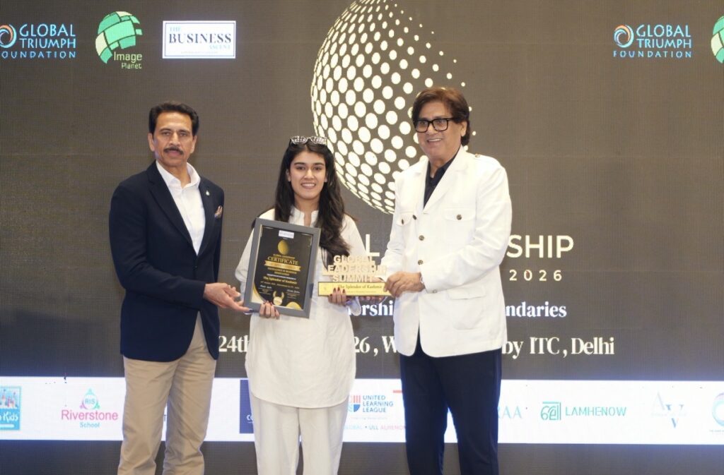 The Splendor of Kashmir Wins Excellence in Business Innovation Award