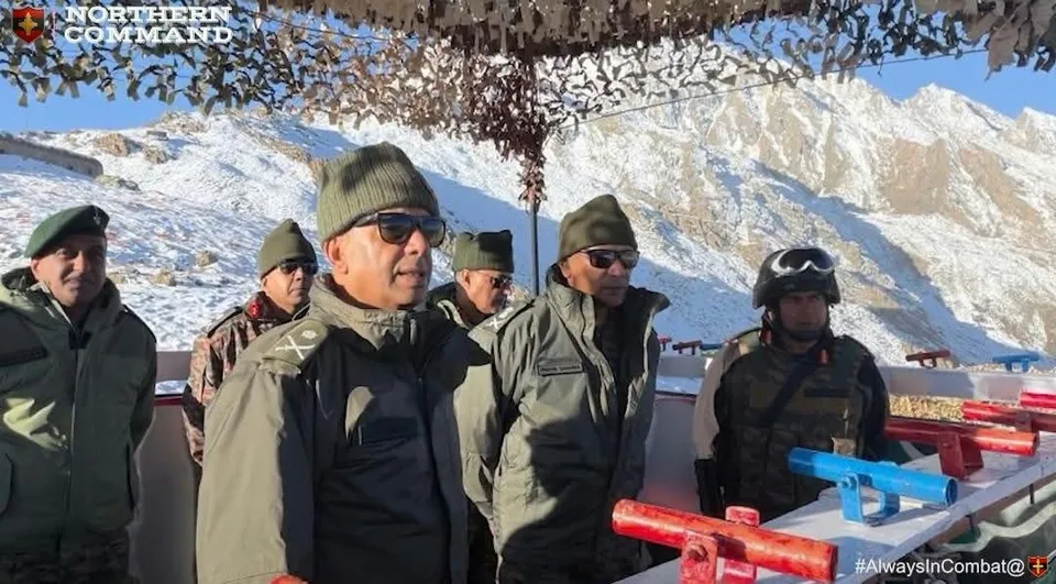 Northern Army Commander Reviews Operational Preparedness in Kargil, Batalik Sectors